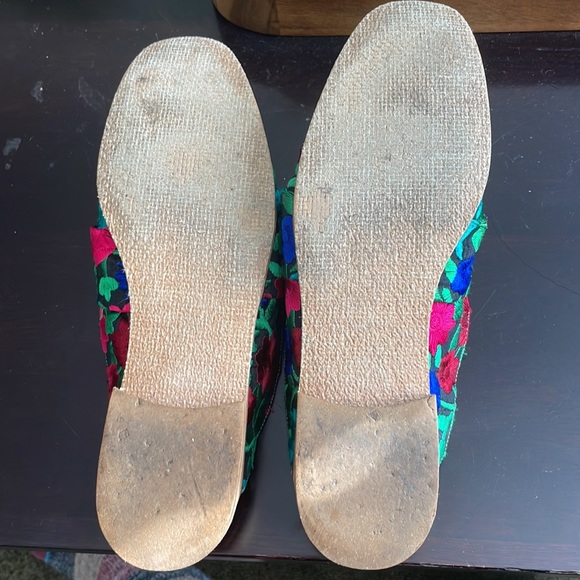 FREE PEOPLE Floral At Ease Brocade Slides - Picture 4 of 5